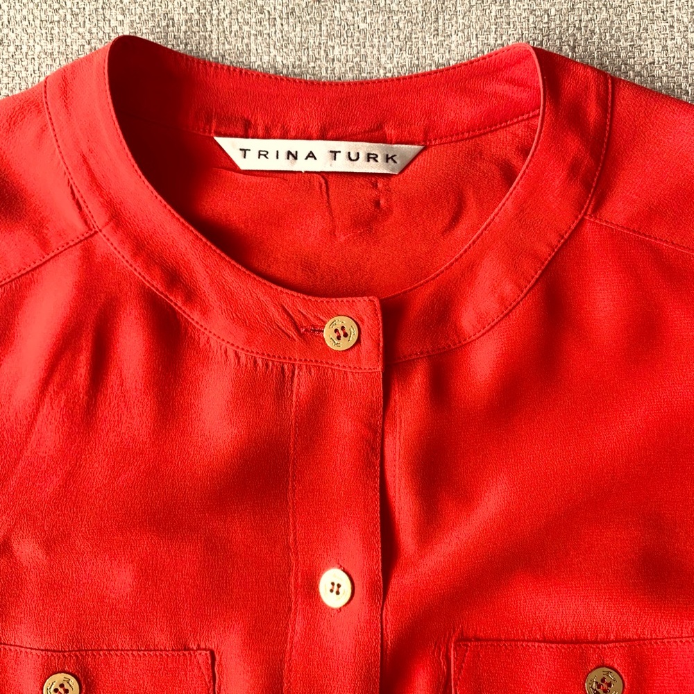 Silk Blouse by Trina Turk